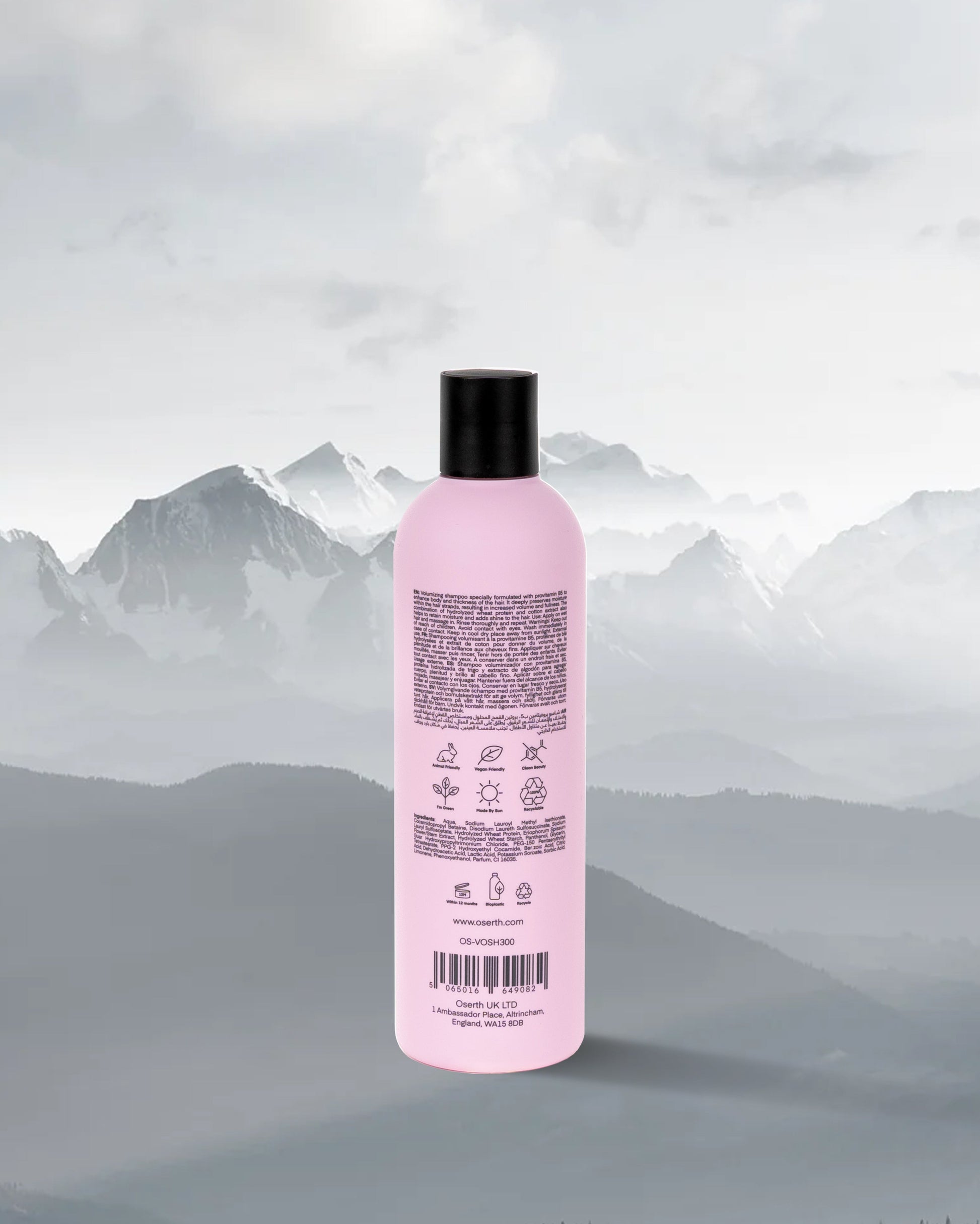 Oserth Volume Collection – Lightweight, vegan haircare products that add body, bounce, and natural volume to your hair.